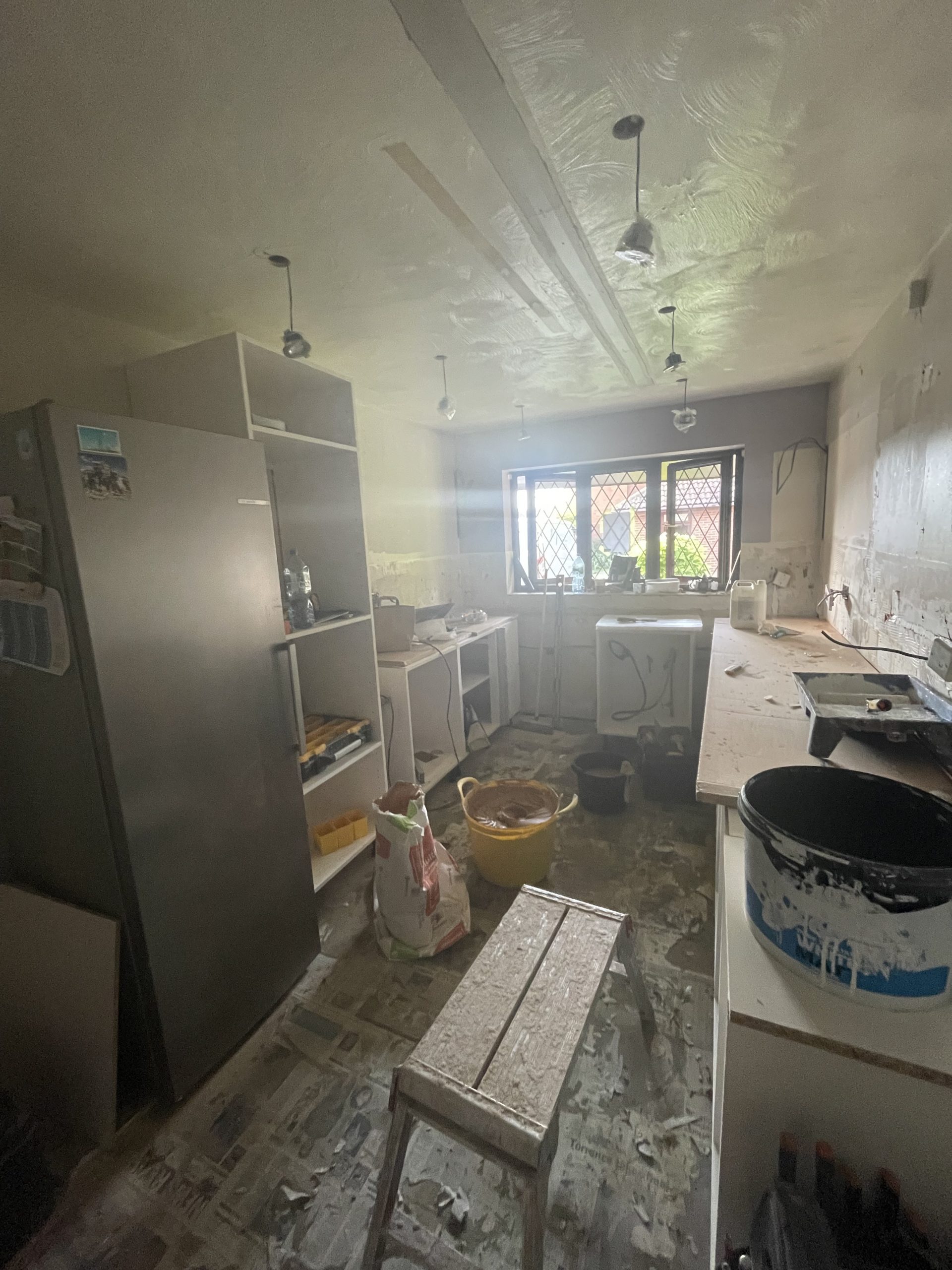 Kitchen renovation in progress Reading Berkshire