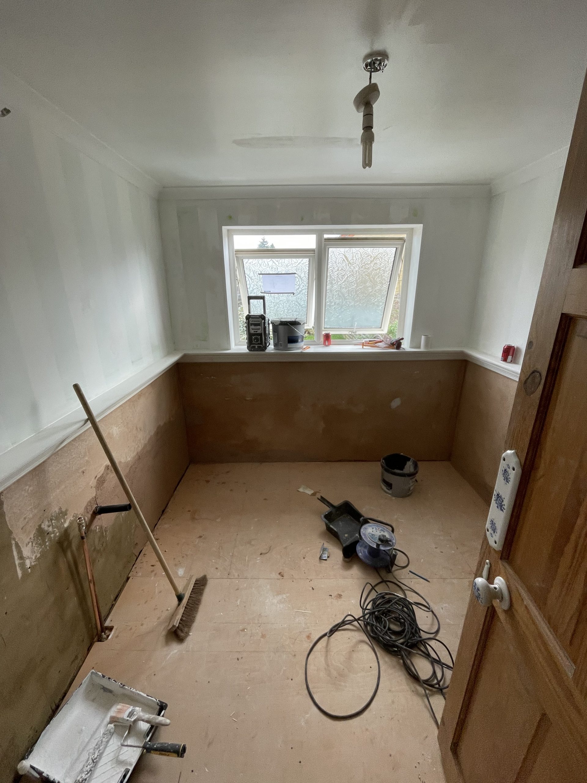 Bathroom renovation in progress Reading Berkshire