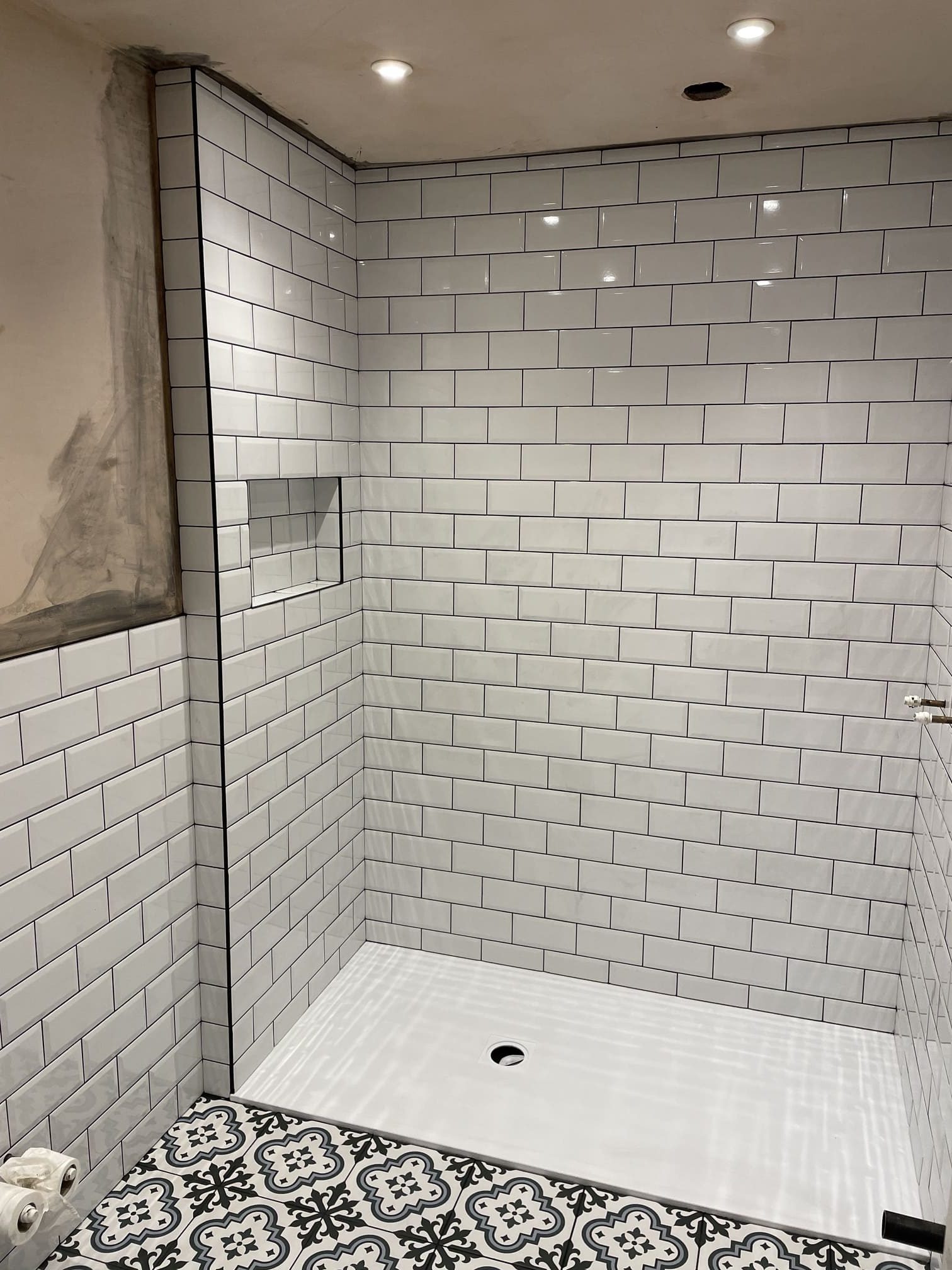 Bathroom renovation in progress