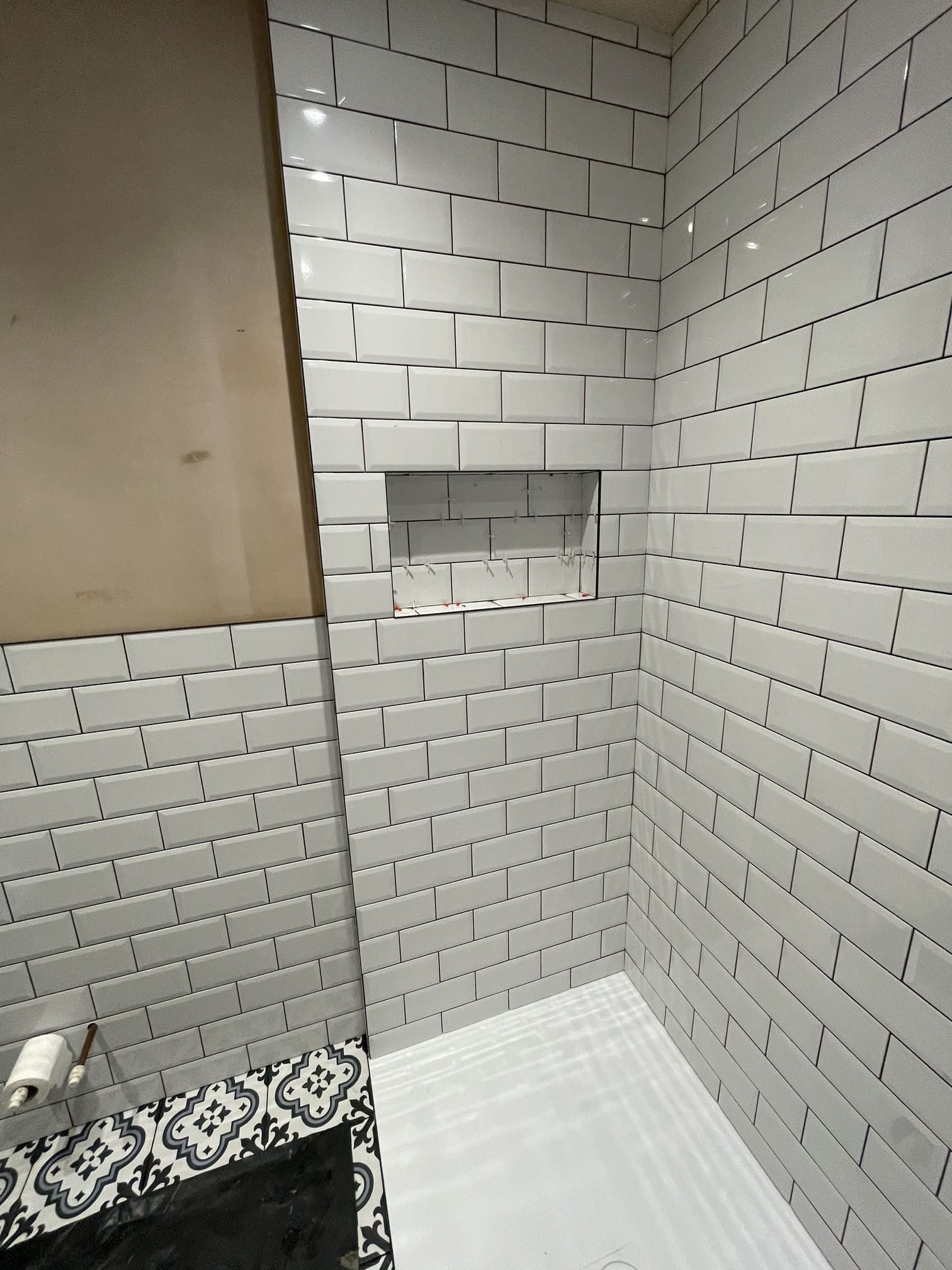 Bathroom renovation in progress